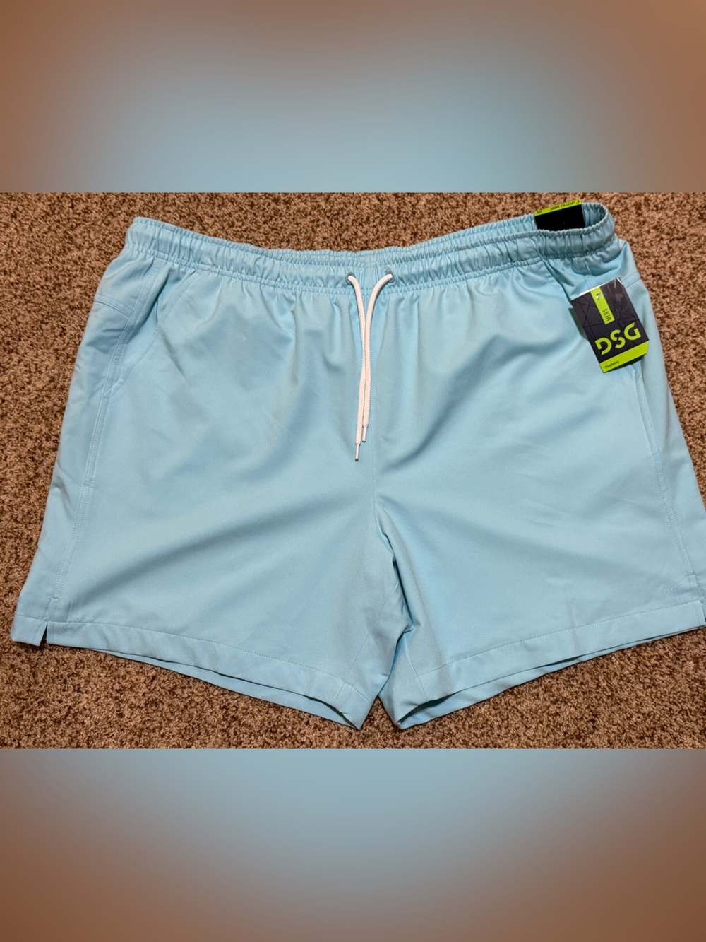 DSG Lifestyle Loose Fit Shorts in Clean Sky Blue Mens 2X NWT
